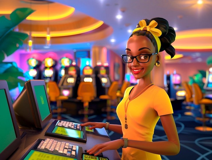 Ilustrasi keamanan digital dan perlindungan akun pada platform kasino live modern